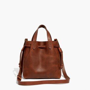 Madewell Small Drawstring Transport Crossbody - English Saddle